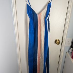 Slip dress, multi color, size Large